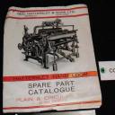 Booklet, Hattersley hand loom spare part catalague