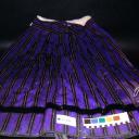 Drugget skirt, black and purple user Betty Finlayson 10 Calbost