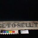 Shop Sign - from 10 Calbost with lettering'Licensed to sell Tobacco