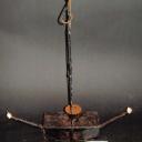 Weavers Lamp with two wicks made by the Tin Smith Peter Stewart, Barvas